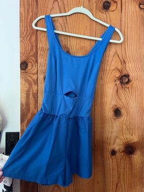 Blue Workout Romper